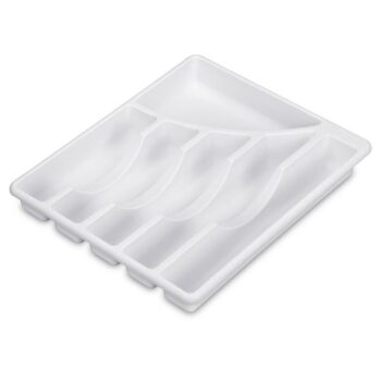 STERILITE CUTLERY TRAY WHITE 6 COMPARTMENT