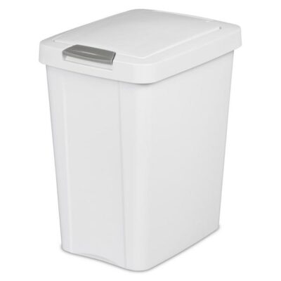 STERILITE GARBAGE BIN 7.5 GAL WHITE