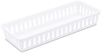 STERILITE SLIM TRAY WHITE