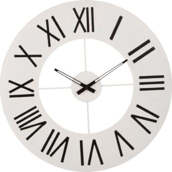 THE RUSTIC HOME 18X18 METAL CLOCK