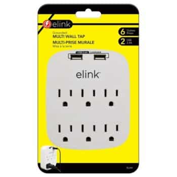 WALL TAP W/USB PORTS