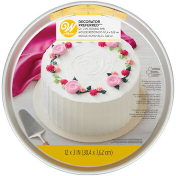 WILTON DECORATOR PREFERRED 12"X3" ROUND CAKE PAN