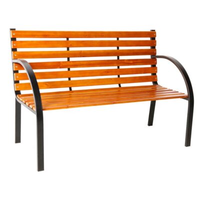 WOODEN PARK BENCH